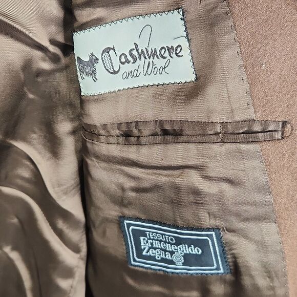 Ermenegildo Zegna Cashmere And Wool 2 Button Sport Coat Blazer Italy 50 US 40 - Picture 5 of 12